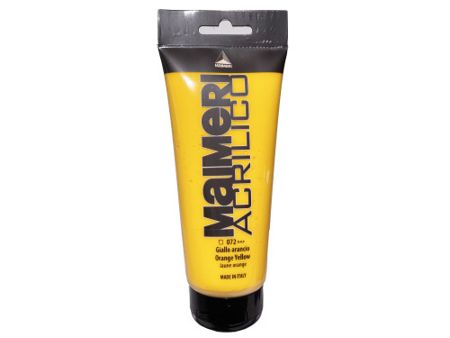 Acrylic paint Acrilico - Maimeri - 072, Orange Yellow, 200 ml