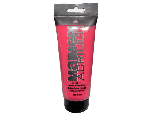 Acrylic paint Acrilico - Maimeri - 170, Quinacridone Crimson, 200 ml