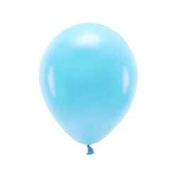 Latex Pastel Eco balloons - light blue, 26 cm, 10 pcs.