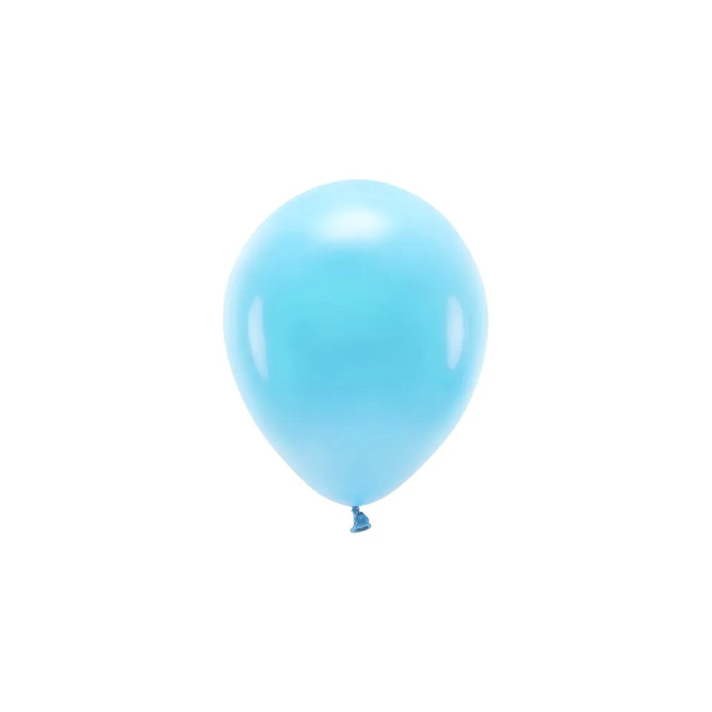 Latex Pastel Eco balloons - light blue, 26 cm, 10 pcs.