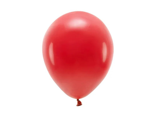 Latex Pastel Eco balloons - red, 26 cm, 10 pcs.