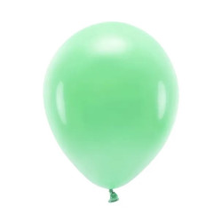 Latex Pastel Eco balloons - mint green, 26 cm, 10 pcs.