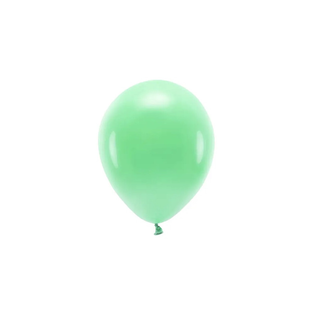 Balony lateksowe Eco Pastel - miętowe, 26 cm, 10 szt.