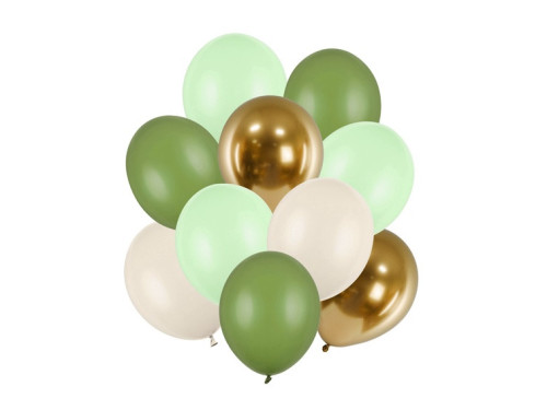 Balony lateksowe - zielone, 10 szt.