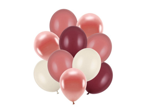 Latex balloons - pink, 10 pcs.