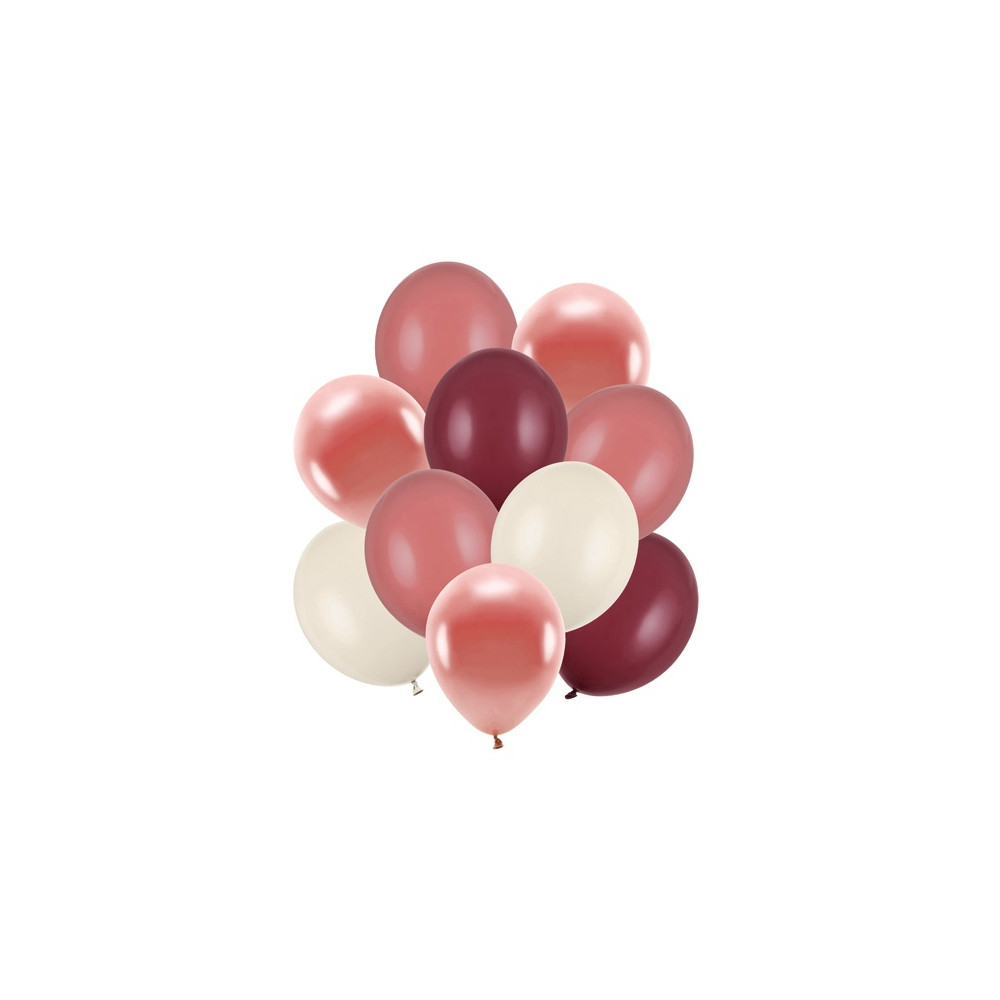 Latex balloons - pink, 10 pcs.