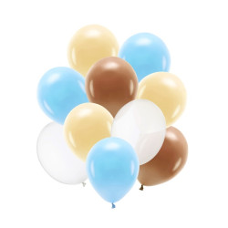 Latex balloons - pastel, 10 pcs.
