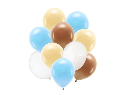 Latex balloons - pastel, 10 pcs.