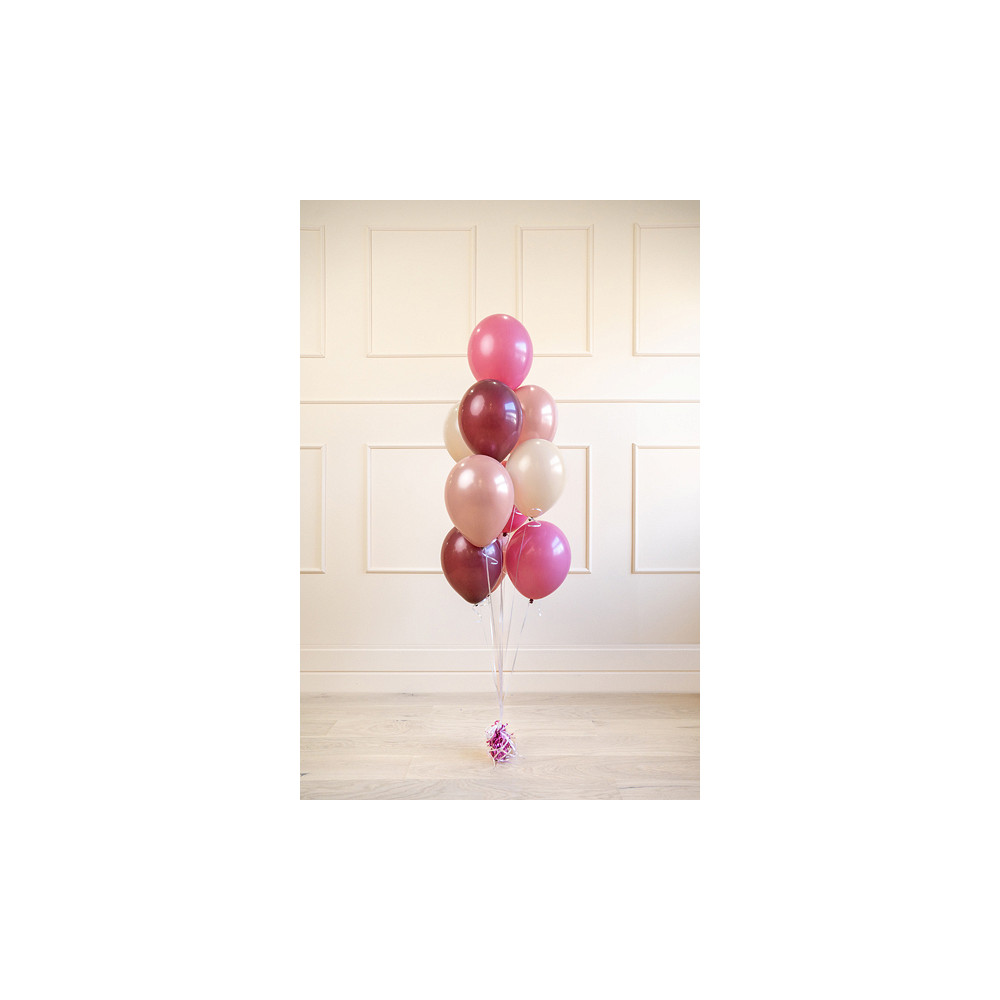 Latex balloons - pink, 10 pcs.