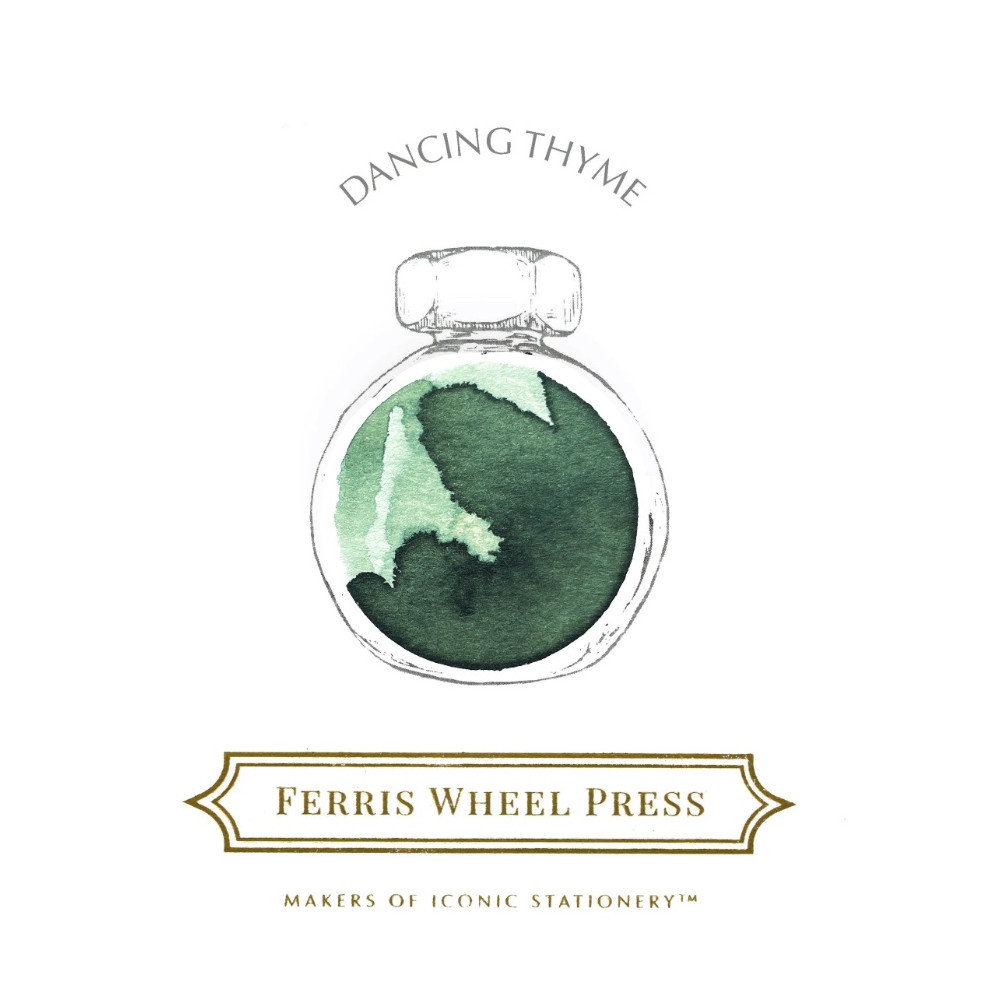 Calligraphy ink - Ferris Wheel Press - Dancing Thyme, 38 ml