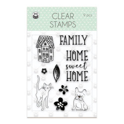 Set of clear stamps - Piątek Trzynastego - We are Family 01, A7, 9 pcs.