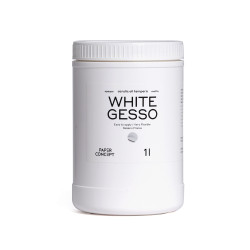Gesso for oils and acrylics - PaperConcept - white, 1l