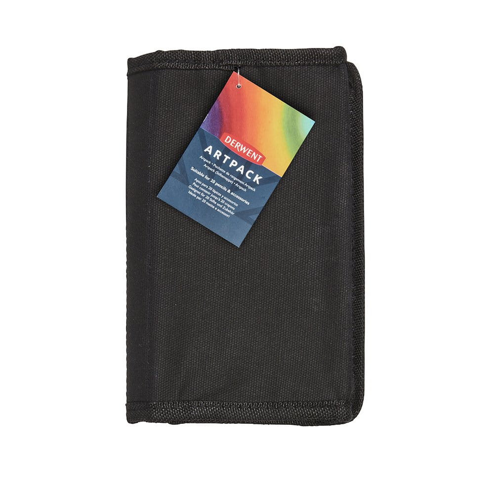 Pencil case Art Pack - Derwent - black, 11,5 x 20 x 2 cm