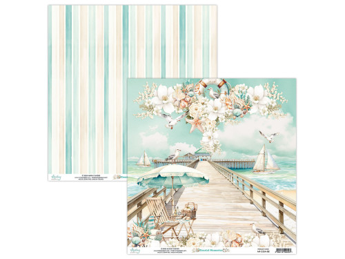 Scrapbooking paper 30,5 x 30,5 cm - Mintay - Coastal Memories 02