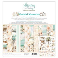 Zestaw papierów do scrapbookingu 30,5 x 30,5 cm - Mintay - Coastal Memories