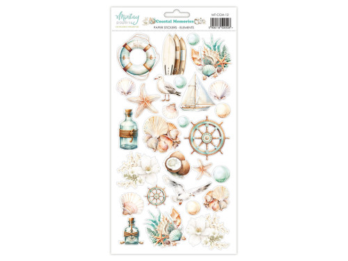 Set of paper stickers 15,2 x 20,3 cm - Mintay - Coastal Memories