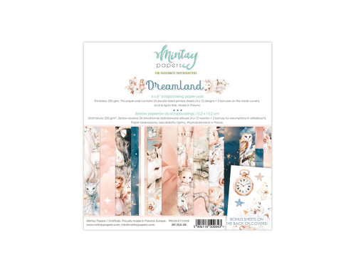 Zestaw papierów do scrapbookingu 15,2 x 15,2 cm - Mintay - Dreamland