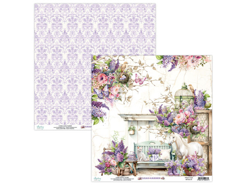 Papier do scrapbookingu 30,5 x 30,5 cm - Mintay - Lilac Garden 01