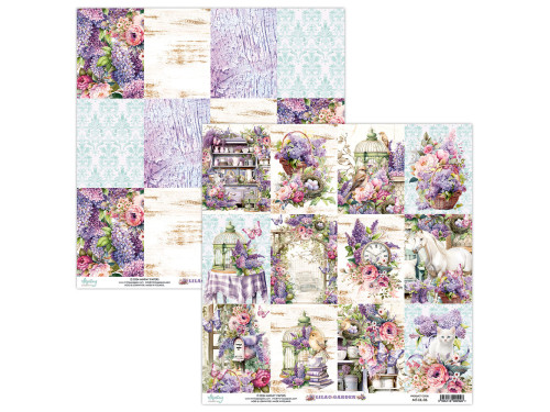 Papier do scrapbookingu 30,5 x 30,5 cm - Mintay - Lilac Garden 06