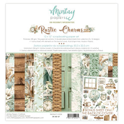 Set of scrapbooking papers 30,5 x 30,5 cm - Mintay - Rustic Charms