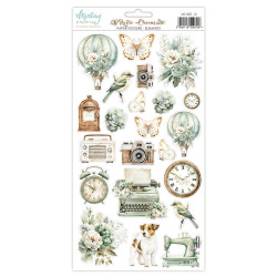 Set of paper stickers 15,2 x 20,3 cm - Mintay - Rustic Charms