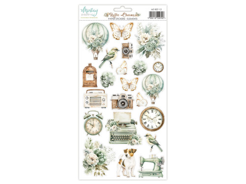Zestaw naklejek papierowych 15,2 x 20,3 cm - Mintay - Rustic Charms