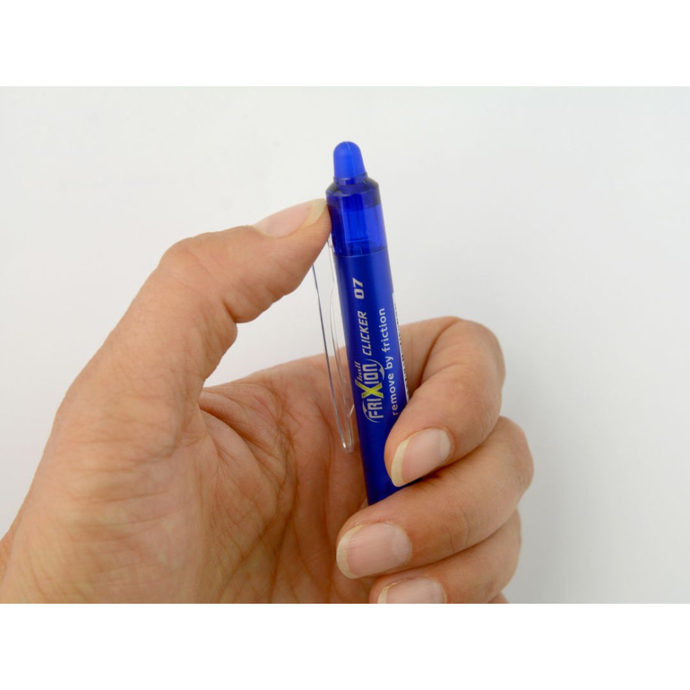 Frixion Clicker Ball pen - Pilot - black blue, 0,7 mm
