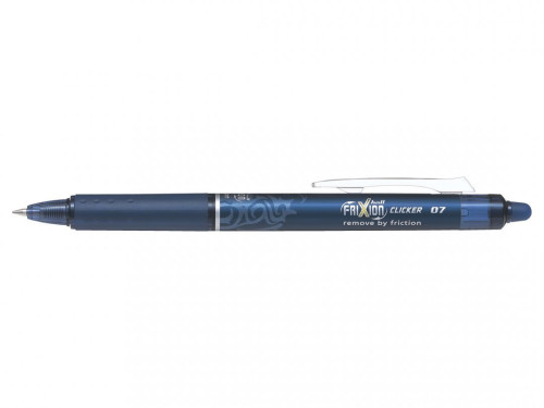 Frixion Clicker Ball pen - Pilot - black blue, 0,7 mm