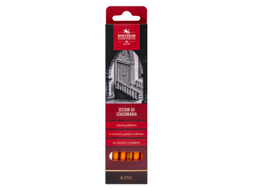 Set of graphite pencils 1500 series - Koh-I-Noor - 6 pcs.