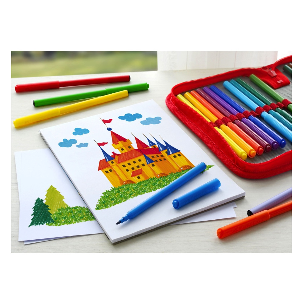 Set of Castle felt tip pens - Faber-Castell - 12 colors