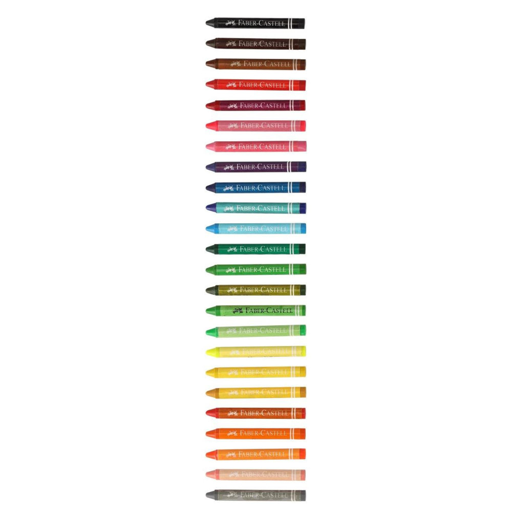 Zestaw kredek woskowych dla dzieci - Faber-Castell - 24 kolory