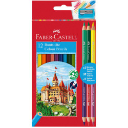 Zestaw kredek ołówkowych Zamek - Faber-Castell - 12 kolorów