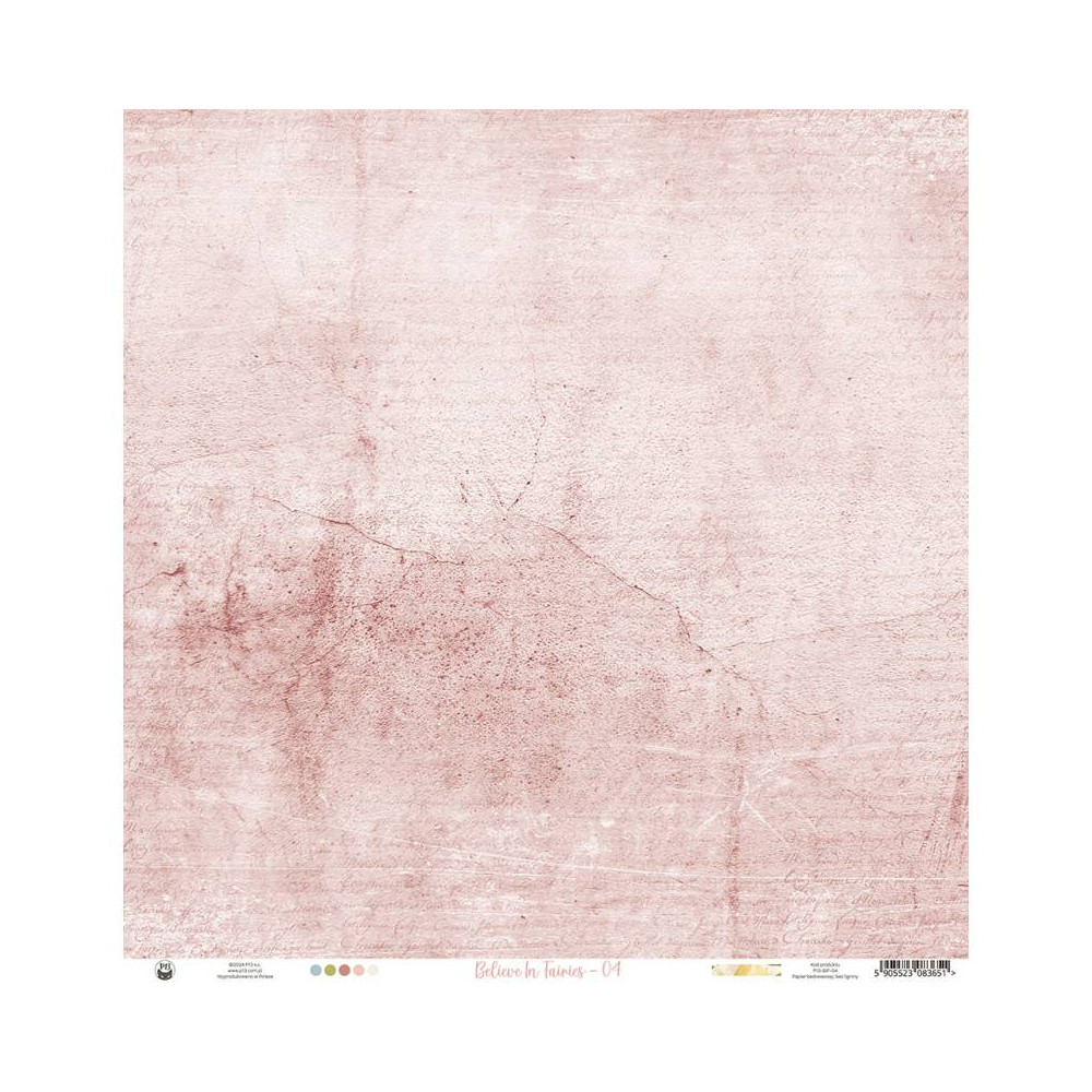Scrapbooking paper 30,5 x 30,5 cm - Piątek Trzynastego - Believe in Fairies 04