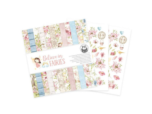 Set of scrapbooking papers 30,5 x 30,5 cm - Piątek Trzynastego - Believe in Fairies