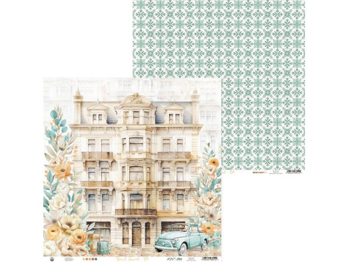 Papier do scrapbookingu 30,5 x 30,5 cm - Piątek Trzynastego - Travel Journal 04