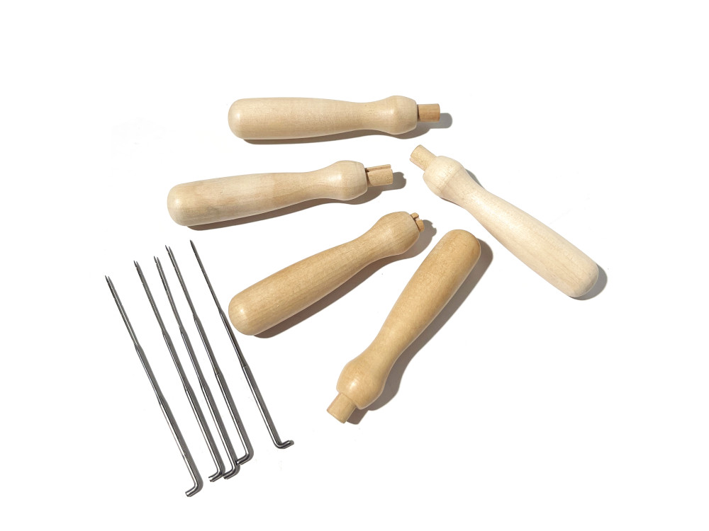 Set of wooden felting tools - SKC - 13,5 cm