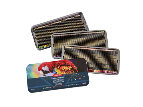 Set of Chromaflow colored pencils - Derwent - 150 pcs.