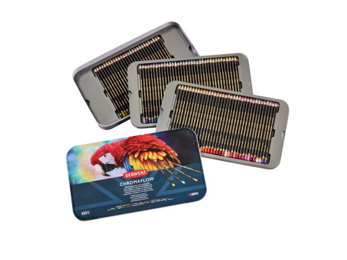 Set of Chromaflow colored pencils - Derwent - 100 pcs.