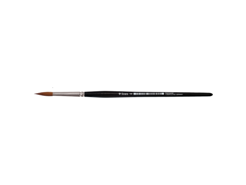Round, natural red sable brush, 190 series - Lineo - no. 3/0