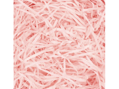 Gift filler, paper hay, stripes - pink, 100 g