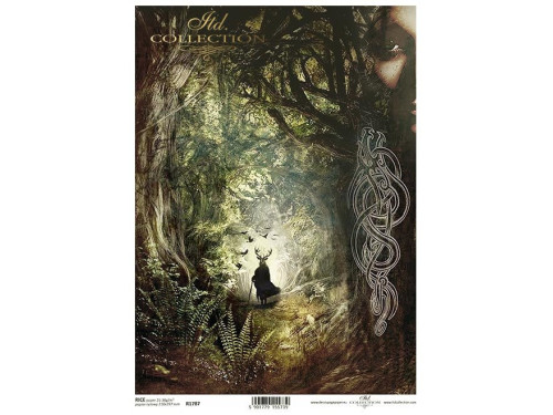 Papier do decoupage A4 - ITD Collection - ryżowy, R1787