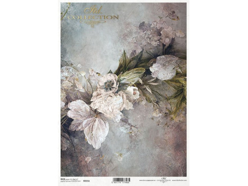 Decoupage paper A4 - ITD Collection - rice, R2151