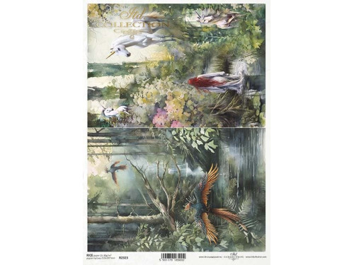 Decoupage paper A4 - ITD Collection - rice, R2323