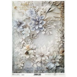 Papier do decoupage A4 - ITD Collection - ryżowy, R2343