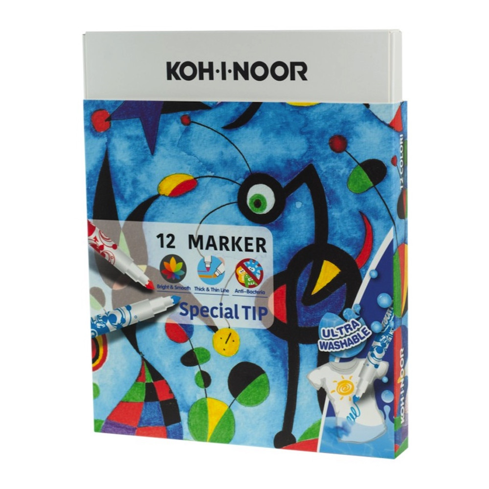 Zestaw markerów Special Tip - Koh-I-Noor - 12 kolorów