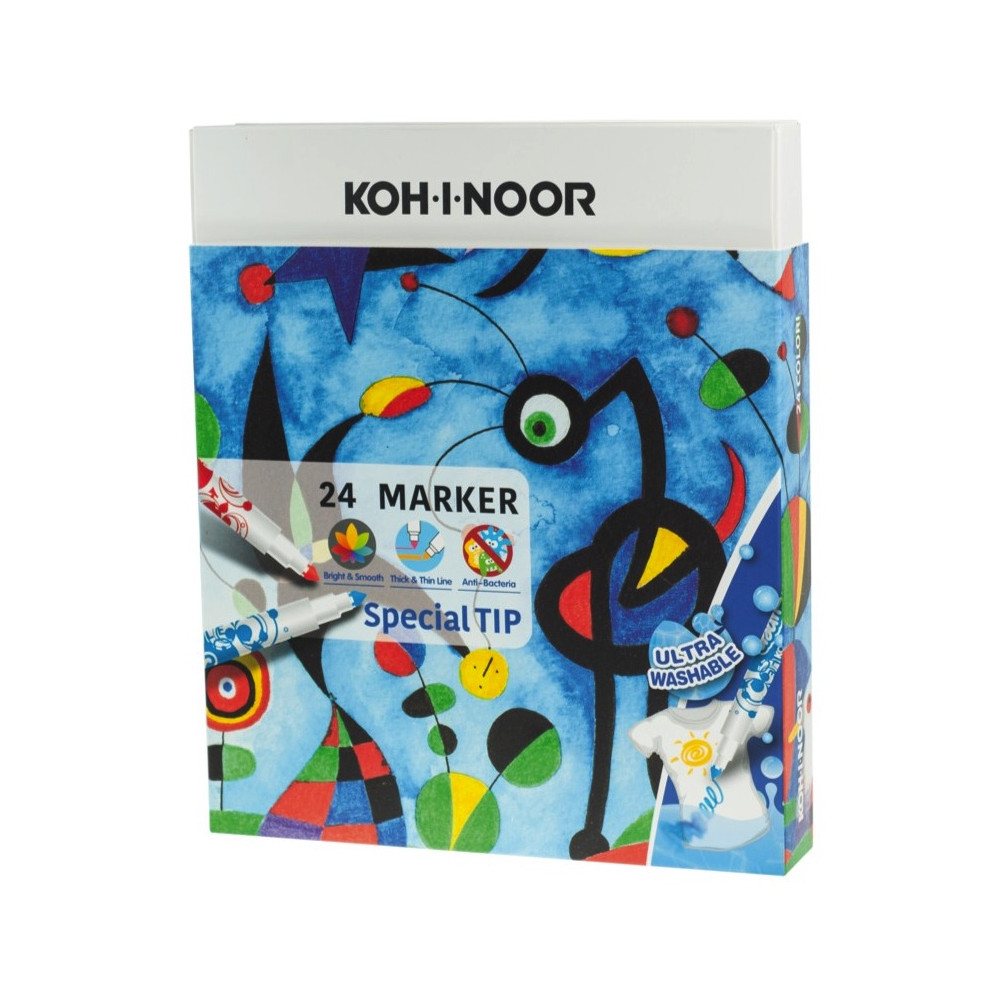 Zestaw markerów Special Tip - Koh-I-Noor - 24 kolory