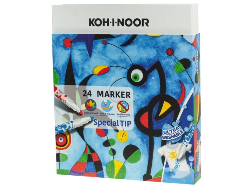 Zestaw markerów Special Tip - Koh-I-Noor - 24 kolory