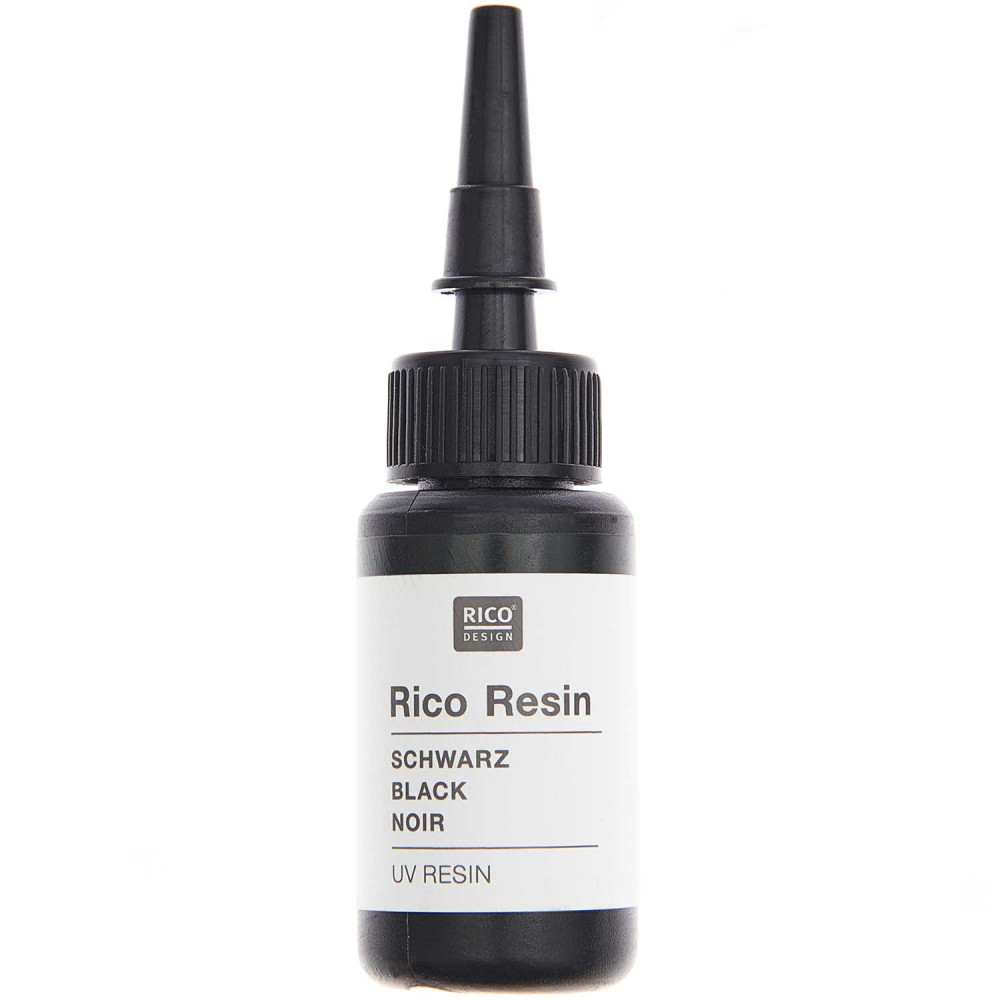 Żywica epoksydowa UV Resin - Rico Design - czarna, 10 ml