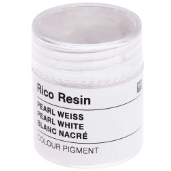 Barwnik pigmentowy do żywicy - Rico Design - Pearl White, 3 g
