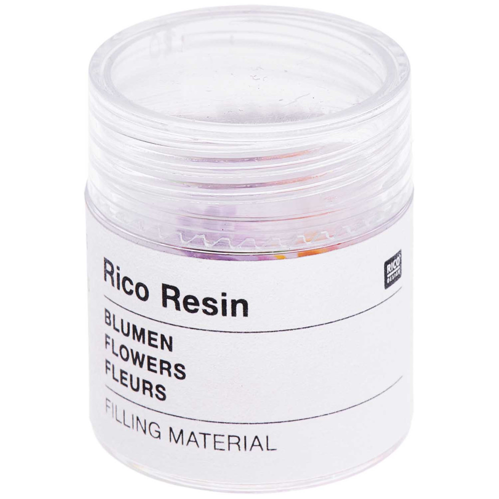 Flowers feeling material for epoxy resin - Rico Design - pastel, 2,4 g